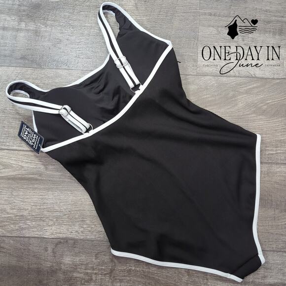 Blooming Jelly Ribbed One Piece Swimsuit Size XL - Picture 7 of 7